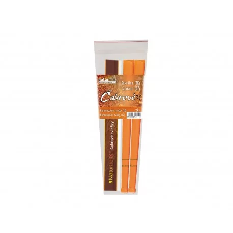 NaturheliX®Čakrové sviečky Oranžové (set2)