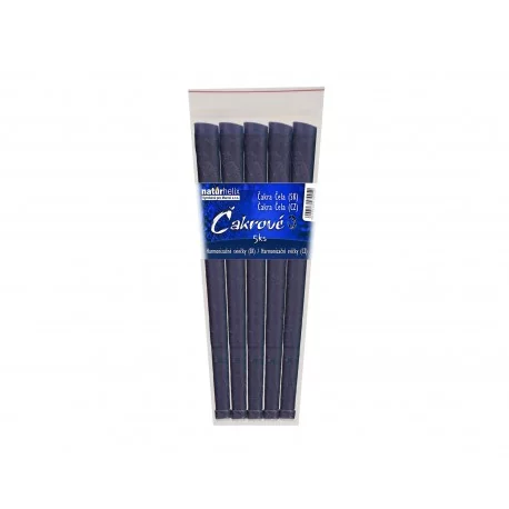 NaturheliX® Čakrové sviečky Indigovo modré (set2)