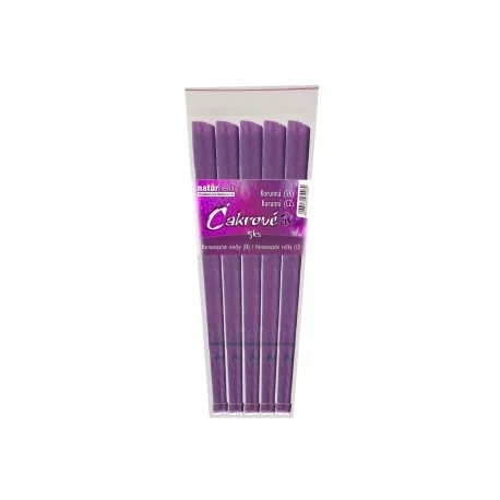 NaturheliX® Čakrové sviečky Fialové (set2)