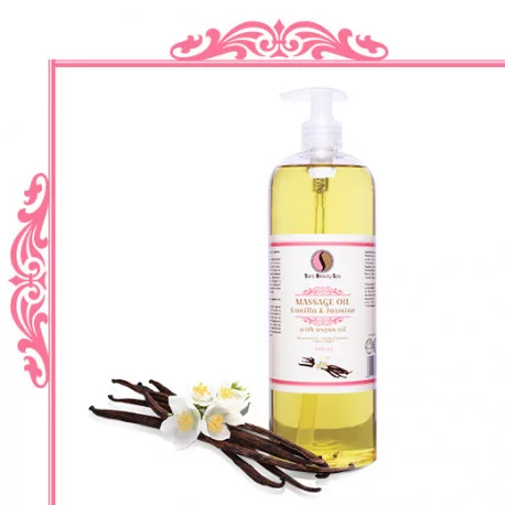 Masážny olej Sara Beauty Spa - Vanilka-jazmín (250ml)